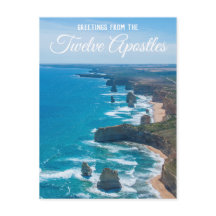 Tolv apostlar Great Ocean Road Flyg Luftbild