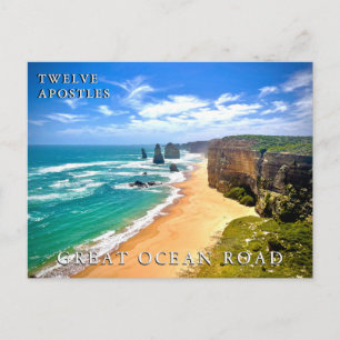 Tolv apostlar, Great Ocean Road, Victoria Vykort
