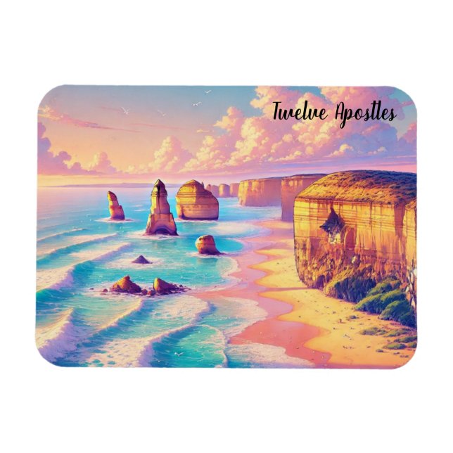 Tolv Apostles Australien Magnet (Horisontell)