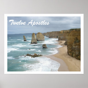 Tolv apostles, Australien Poster