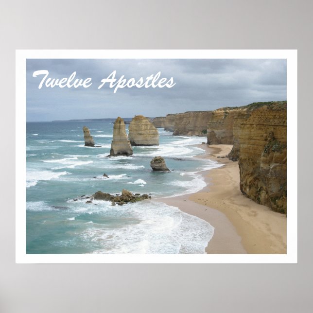 Tolv apostles, Australien Poster (Framsidan)