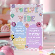 Tolv är en Vibe Preppy Patch 12:e Födelsedagsfest