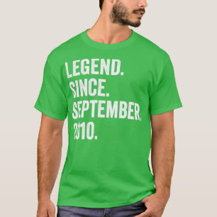 Tolv år gammal förklaring sedan september 2010 12: t shirt