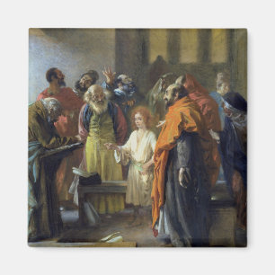 Tolv-år gammala Jesus i tempelet, 1851 Magnet