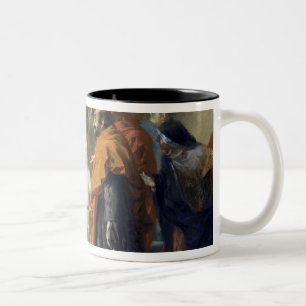 Tolv-år gammala Jesus i tempelet, 1851 Två-Tonad Mugg
