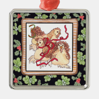 Tolv dagar av jul julgransprydnad metall