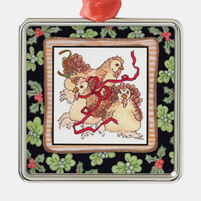 Tolv dagar av jul julgransprydnad metall (Framsidan)