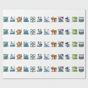 Tolv dagar av jul presentpapper