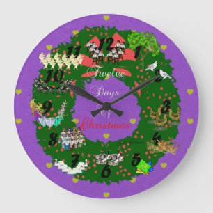 Tolv dagar av jul stor klocka