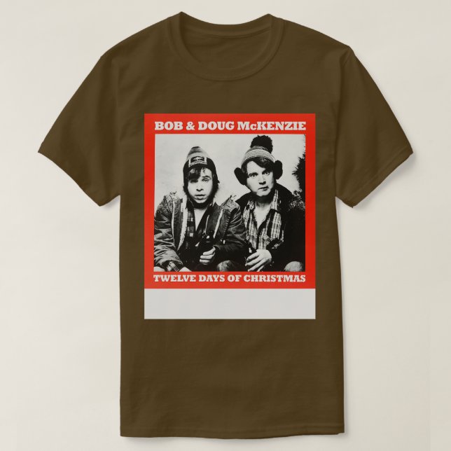 Tolv dagar till jul Bob Doug SCTV T Shirt (Design framsida)