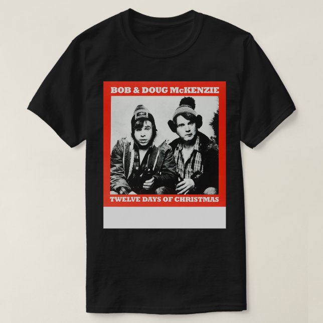 Tolv dagar till jul Bob Doug SCTV T Shirt (Design framsida)