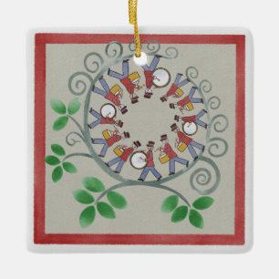 Tolv Drummers Drumming jul Ornament