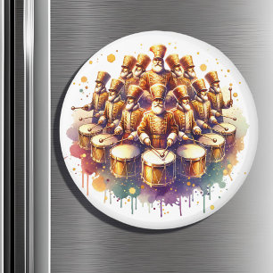 Tolv Drummers Drumming Tolv juldagar Magnet