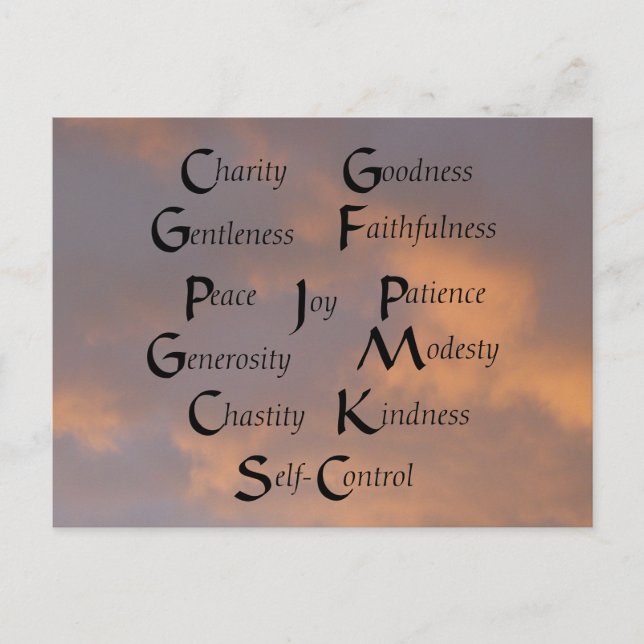 Tolv frukter vykort (Framsida)