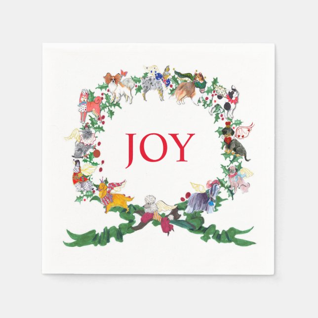 Tolv Hundar av jul 2015, v.2 Pappersservett (Framsidan)