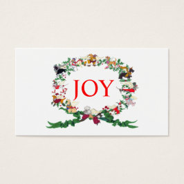 Tolv Hundar av Märkrn julgåva Visitkort