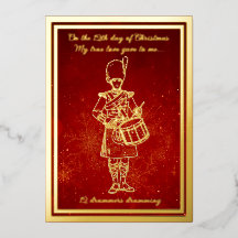 Tolv juldagar, Drummers Drumming