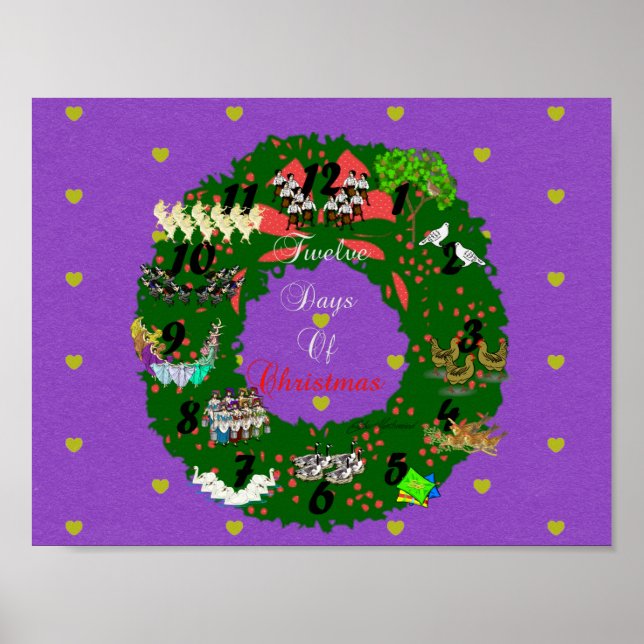 Tolv juldagar poster (Framsidan)