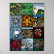 Tolv juldagar - Poster