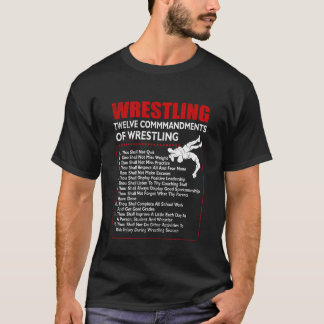 Tolv kampregler för brottningssäsongens fighting S T Shirt