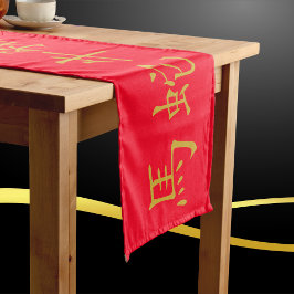 Tolv kinesiska zodiaksymboler i Guld på Red |