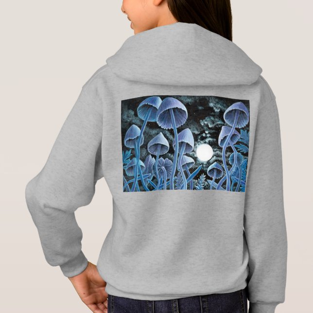 Tolv magiska svampar vid fullt måne t shirt (Baksida)