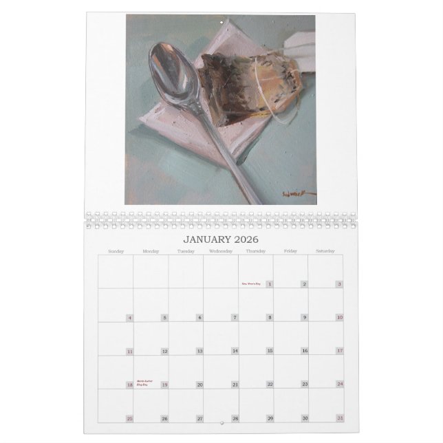 Tolv månader av konst: en kalender 2011 (Jan 2026)