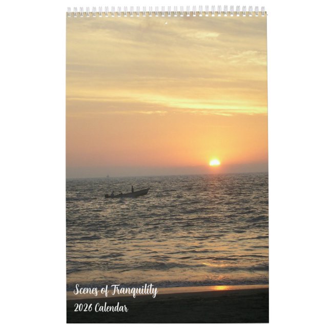 Tolv månader vid havet kalender (Omslag)