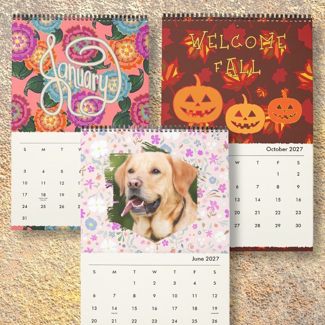Tolv månaders konstnärliga familjevägg kalender (Skapare uppladdad)