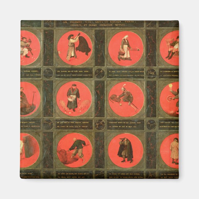 Tolv ordspråk, 1558-60 magnet (Framsidan)