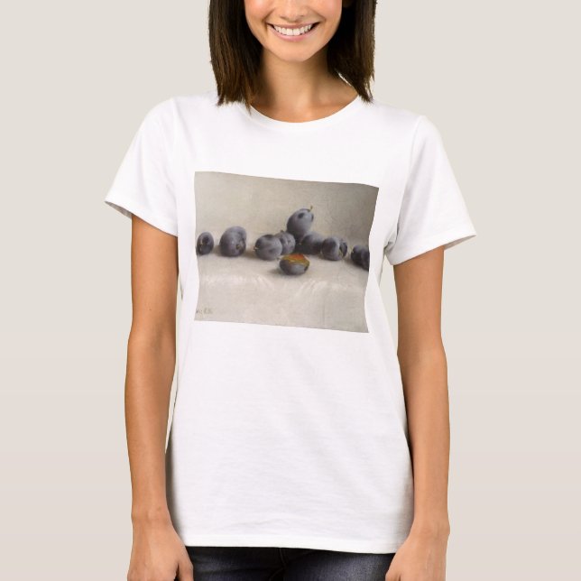 Tolv plommoner tee shirt (Framsida)