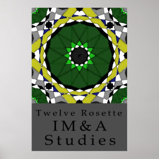 Tolv Rosette Poster