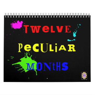 Tolv särskilda månader 2012 kalender