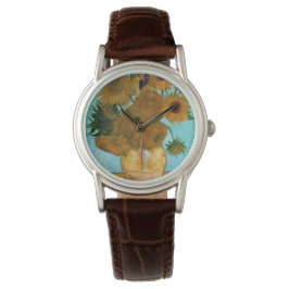 Tolv solrosor i Vas (färgreduktion med dödlig utgå Armbandsur