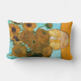 Tolv solrosor i Vas (färgreduktion med dödlig utgå Lumbarkudde