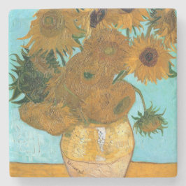 Tolv solrosor i Vas (färgreduktion med dödlig utgå Stenunderlägg