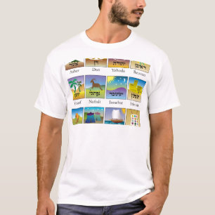 Tolv stammar av Israel sälar T-shirt