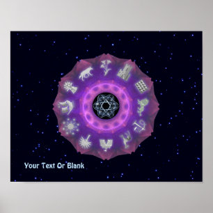 Tolv stammar Fractal Poster