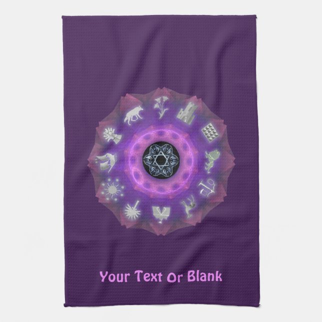 Tolv stammar kökshandduk (Vertikal)