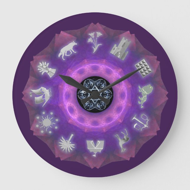 Tolv stammar stor klocka (Framsida)