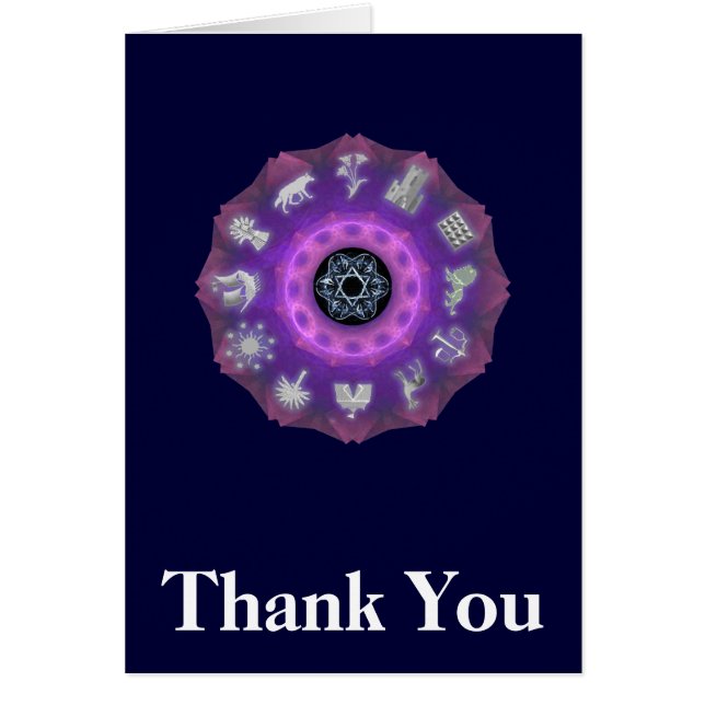 Tolv stammar Tack OBS Kort (Framsidan)