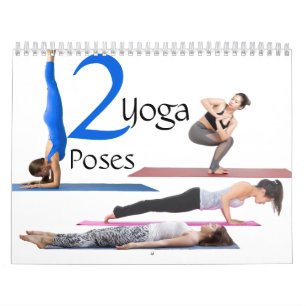 Tolv Yoga är en fritidsgåva Kalender