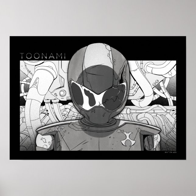 TOM 5-Tecknad för nedräkning av toonami Poster (Framsidan)