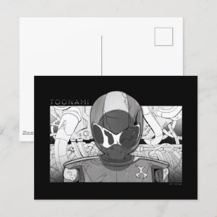 TOM 5-Tecknad för nedräkning av toonami Vykort