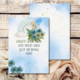 Tom Add Your Own DIY Vi Kan Knapp Vänta Inbjudningar