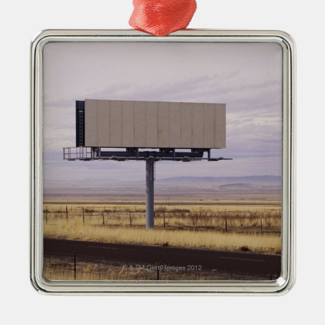 Tom affischtavla julgransprydnad metall (Framsidan)