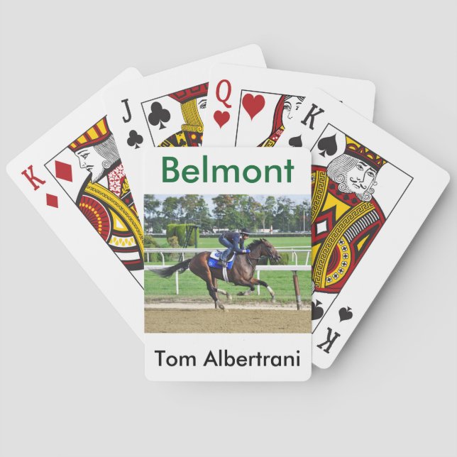 Tom Albertrani morse Workouts i Belmont Spel Kort (Baksidan)