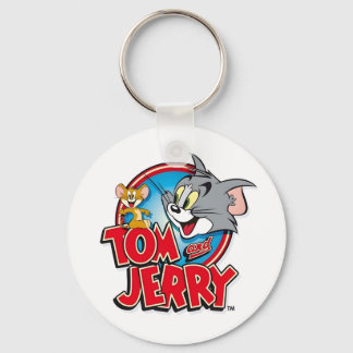 Tom and Jerry Logo Nyckelring