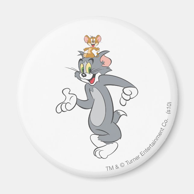 Tom and Jerry Pair Magnet (Framsidan)