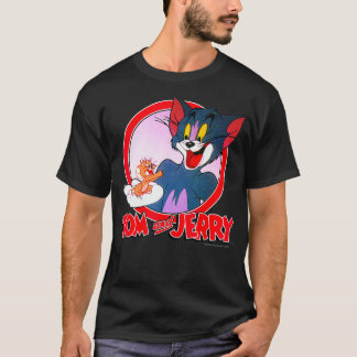 Tom And Jerry Retro Style Portrait T Shirt
